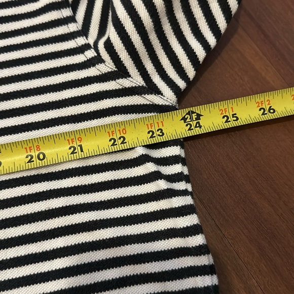 Vintage 90s Ashworth Mens Golf Polo Navy Blue, White Striped 100% Cotton XXL - Picture 7 of 9